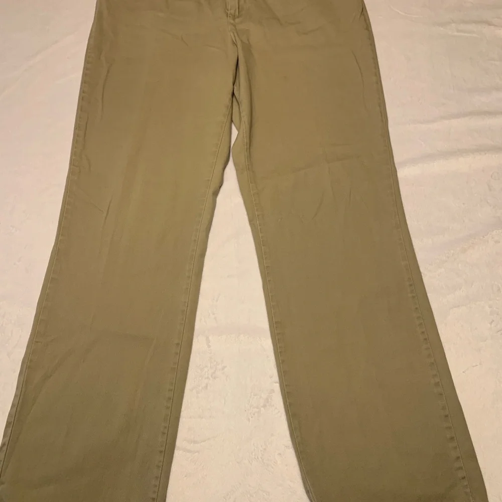Dickies Women's Slim Fit Boot Cut Pants Size 10 Regular , Tan Comfort Stretch - Picture 3 of 9